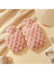 500/1000 毫升带盖毛绒热水袋，便携式橡胶热水袋，用于缓解疼痛、痛经、手脚 - 彩色 - 查看 6