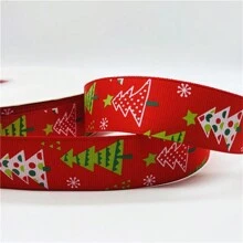1pc 2yards 25mm Ruy băng trang trí Giáng sinh in Ruy băng Polyester Giáng sinh cho thiết kế thủ công - Chọn màu sắc - Xem 35