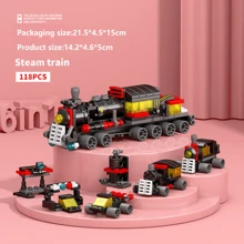 Conjuntos de blocos de construção 6 em 1, porta-aviões, carros de polícia, tanques e modelos de aviões, recompensas para estudantes e presentes de Natal Presentes de inverno Blocos de cores Blocos de cores