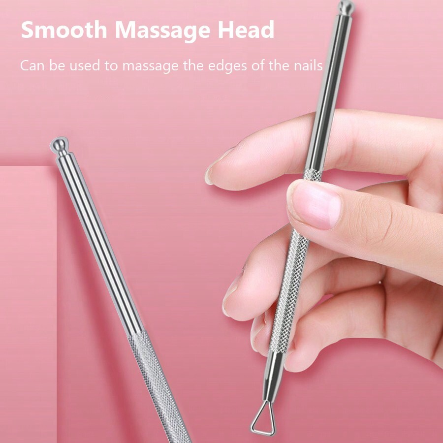 Stainless Steel Nail Polish Remover Tool, Gel Nail Scraper, Cuticle