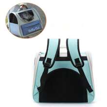 Backpack Bag Transport Cat Pet Animals Panoramic View Tour Travel Air Ventilation Pockets024-178 - Hồng - Xem 7