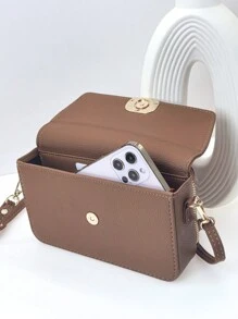 MINGYOU 新款迷你斜挎钱包，时尚刺绣，柔软双拉链，多功能大容量手机包，甜美可爱精致，女士年轻学生斜挎包，适合购物、约会、送礼，可作钱包、手机包、女士钱包、手拿包 - 駝色 - 查看 9