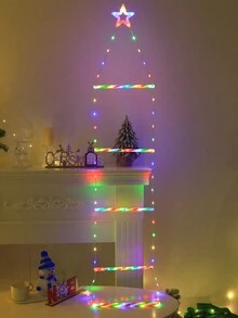 1 dây đèn LED hình ngôi sao 96 bóng 1,55m dùng để trang trí Giáng sinh, cầu thang, trang trí phòng, cây thông Noel, trang trí phòng, trang trí Giáng sinh, đèn Giáng sinh, trang trí phòng ngủ, trang trí nhà, trang trí tiệc, lễ hội ngày lễ, quà tặng Giáng sinh, lễ tạ ơn, trang trí cây thông Noel - màu sắc - Xem 6