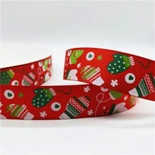 1pc 2yards 25mm Ruy băng trang trí Giáng sinh in Ruy băng Polyester Giáng sinh cho thiết kế thủ công - Chọn màu sắc - Xem 17