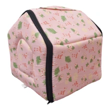 猫空调屋，狗窝，带拉链的宠物猫床，防水可拆卸户外宠物床