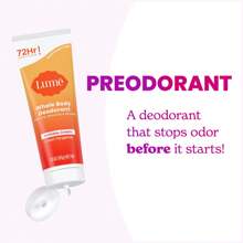 2 PCS  Whole Body Deodorant - Invisible Cream Tube - 72 Hour Odor Control - Aluminum Free, Baking Soda Free, Skin Safe - (Clean Tangerine)