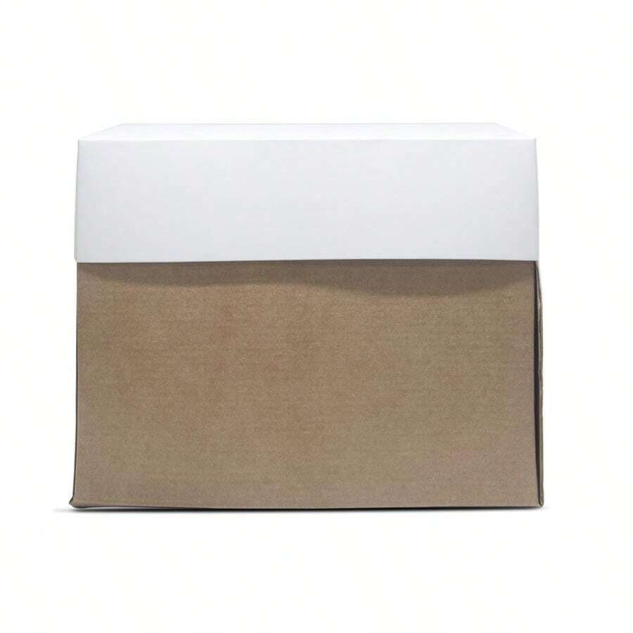 20 Cake Boxes - 25x25x20cm Plates Up To 24cm - trắng - Xem 1