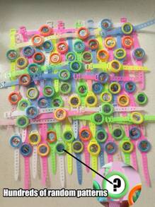 1/5/10/20pcs Cartoon Graphic Party Watch, Random Animal Shaped Birthday Party Decoration Bracelet, Small Gift Ornament Shaking Cute Fun, Christmas Gift, Party Favors, Gift Bag Fillers, Classroom Prizes, Party Bag Bracelet, Birthday Gifts