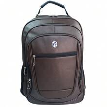 Yepp Men's Laptop Notebook Backpack Executive College Rugged - Rỉ Nâu - Xem 1