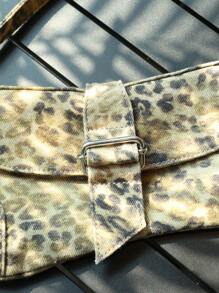 1pc Silver Textured Woven Clutch Bag With Foldable Beaded Flap, Vintage Minimalist Style Bridal Bag, Perfect For Party, Wedding, Prom, Formal Occasion, Can Be Paired With Wedding Dress, Formal Gown, Prom Dress, Birthday Dress, Party Dress - Multicolor - View 4