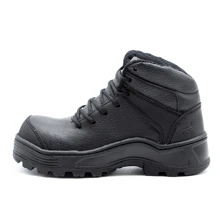 Bota Seguridad Industrial Trabajo Casquillo Calzado Hombre - Negro - Ver 5