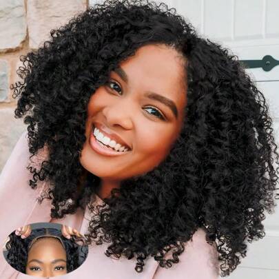 Wear And Go Glueless Bob Wigs Human Hair Pre Plucked Pre Cut Kinky Curly Bob Wig 180% Density 4x4 Lace Closure Curly Bob Wigs Human Hair Bob Wigs For Women