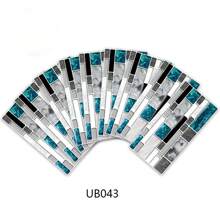 9 peças de adesivos de azulejos de parede de imitação de preto e cinza de 10x20 cm, adesivos de parede de azulejos de cerâmica à prova d'água e resistentes a óleo, adequados para decoração de parede em quartos, salas de estar, cozinhas, banheiros e sanitários