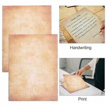 30 Stücke Vintage Papier, schönes Papier, antikes Papier, Vintage Papier für Scrapbooking, Vintage Druckerpapier, geeignet für Tintenstrahldrucker und Laserdrucker, kann auch von Hand beschrieben werden.