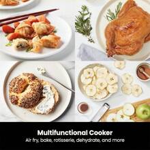 Freidora de aire sin aceite de 5 cuartos de galón, reduce el 80% del aceite, disfruta de comidas deliciosas y crujientes, adecuada para nuggets, pizza, bistec, etc., diseñada para familias de 2-3 personas, cocina rápida y saludable, fácil y rápida para hacer comidas deliciosas