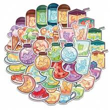 40pcs Jelly Fox Cute Cartoon Stickers Exquisite Creative Mobile Phone Case Water Cup Ipad Waterproof Stickers - Multicolor - View 4