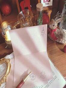 Bộ trang trí Giáng sinh 1 tấm thiệp Giáng sinh cổ điển kèm phong bì giấy Kraft - Bưu thiếp phong cách cổ, thiệp quà tặng Giáng sinh, thiệp gấp, dùng để chúc mừng lễ hội - Nhiều màu - Xem 7