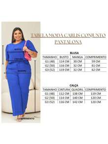 Plus Size Co-Ords - 綠色 - 查看 3