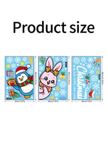 Static Cling Christmas Decorations, Window Glass Stickers, Christmas Stickers For Windows  Christmas Decor  Home Decor Room Decor - Multicolor - View 10