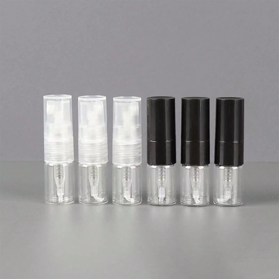 3 件装 1.5 毫升迷你可再填充香水喷雾瓶，旅行装样品雾化器 - 彩色 - 查看 1