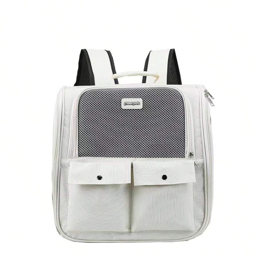 Pet Carrying Bag Airplane Travel Suitcase For Dogs And Cats Cabin Backpack 024-181 - 米色 - 查看 1