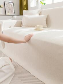 1PC All-Season Non-Slip Sofa Cover - Fit For Single, Double, Triple & Quad Sofas, Machine Washable, Modern Design Home Decor