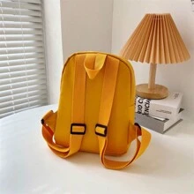 Children's School Backpack For Girls And Boys, Durable Bag - 黃色 - 查看 4
