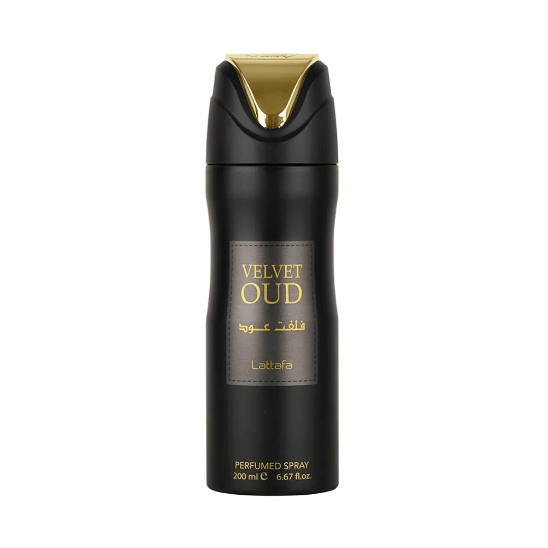 Lattafa Offer Lataffa Arab Scented Deodorant 200ml - Perfume Spray Promotion - Velvet Or Ud - View 1