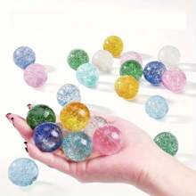 1/10/20PCS 32mm Space Bouncy Balls,Gold Dust Bouncy Balls,Glow-In-The-Dark Bouncy Balls,Glaze Bouncy Balls In Bulk,Space Themed Bouncy Balls Random Mix Color For Party Favors,Bag Fillers,Small Gift Ornaments Shake Cute Fun,Christmas Gifts,Party Favors,Gift Bag Fillers Things,Classroom Prizes,Bouncy Balls Bulk,Clear Balls,Sensory Ball - Multiple Colour - View 9