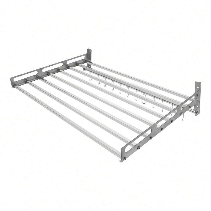 OUKANING Stainless Steel Microwave Oven Rack Wall Mount Oven Bracket