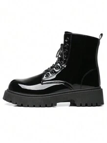 2024 Autumn/Winter New Arrivals, Bestsellers, Holiday Promotion, PU Leather Women Hiking Ankle Boots, Black Boots, Plus Size, Wedding Season Couple High-Top Boots, Men Small Size & Women Large Size Boots, New Simple Leather Shoes, Outdoor Couple Casual Shoes, Business Women Work Shoes, Classic Black Color Suitable For Women, Men's Formal Wedding Groom Shoes, Dance Party Men Shoes