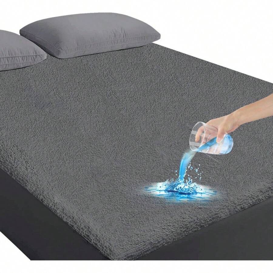 Cubre Colchón Matrimonial Protector De Colchon Impermeable Lavar Maquina -135*190+45cm
