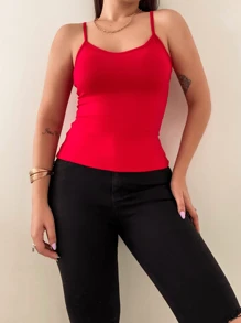 Women Tank Tops & Camis - Rojo - Ver 5