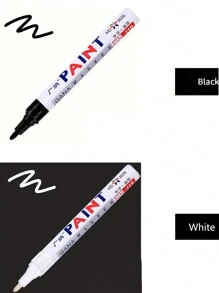 1支汽车轮胎油漆笔，创意个性化汽车胎面修补笔，汽车配件 - 均碼 - 查看 7