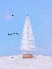 1 cây thông Noel Mini bằng kim tuyết tùng, đồ trang trí nhỏ sáng tạo cho máy tính để bàn, bánh, xe hơi, Diorama, đồ trang trí chậu hoa Quà tặng tốt nhất - Nhiều màu - Xem 17