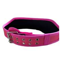 Torrel Faja Cinturón Gym Rosa Rigida Levantamiento de pesas crossfit calistenia - Rosa - Ver 9