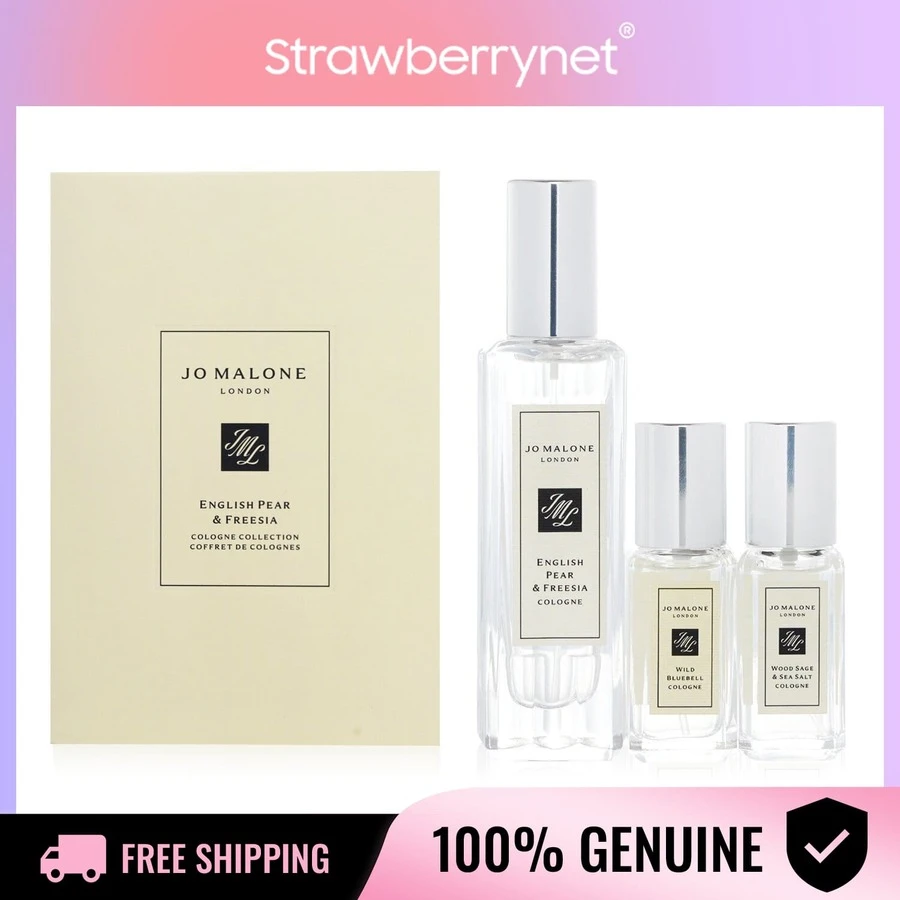 Jo Malone London English Pear & Freesia Coffret: English Pear & Freesia 30ml + Wood Sage & Sea Salt 9ml + Wild Bluebell 9ml 3pcs - Fresh - View 1