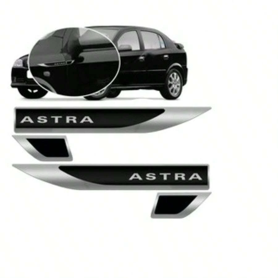 Pair Of Side Emblems For Door  Astra 99 - 2011 - 黑色 - 查看 1