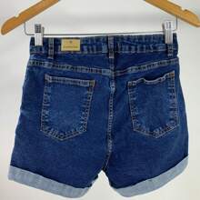 Kit 02 Women's High Waisted Folded Denim Shorts - Nhiều màu - Xem 4