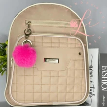 Women's Multi-Functional Backpack With Pockets For College School Work - Beige - View 2