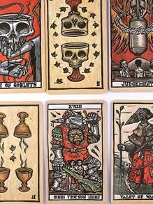 1 Set Del Toro Tarot Del Toro Card Games, English Tarot Card Board Game - Multicolor - View 5