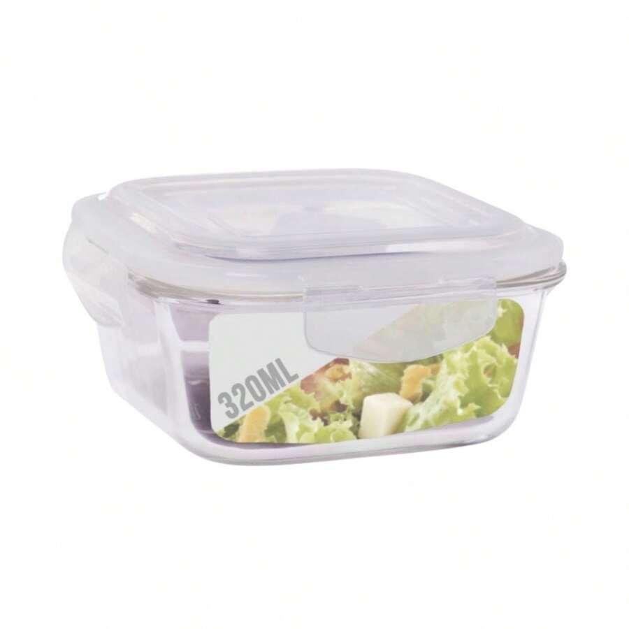 Small Airtight Glass Jar Baby Food Fit Lunchbox 320 Ml - 無色 - 查看 1