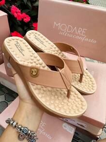 Modare Elastic Massage Slipper For Plantar Fasciitis - 駝色 Modare 人字拖 - 查看 1