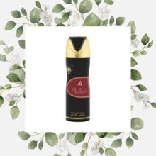 Lattafa Offer Lataffa Arab Scented Deodorant 200ml - Perfume Spray Promotion - Mohra - Woody Spicy - View 1