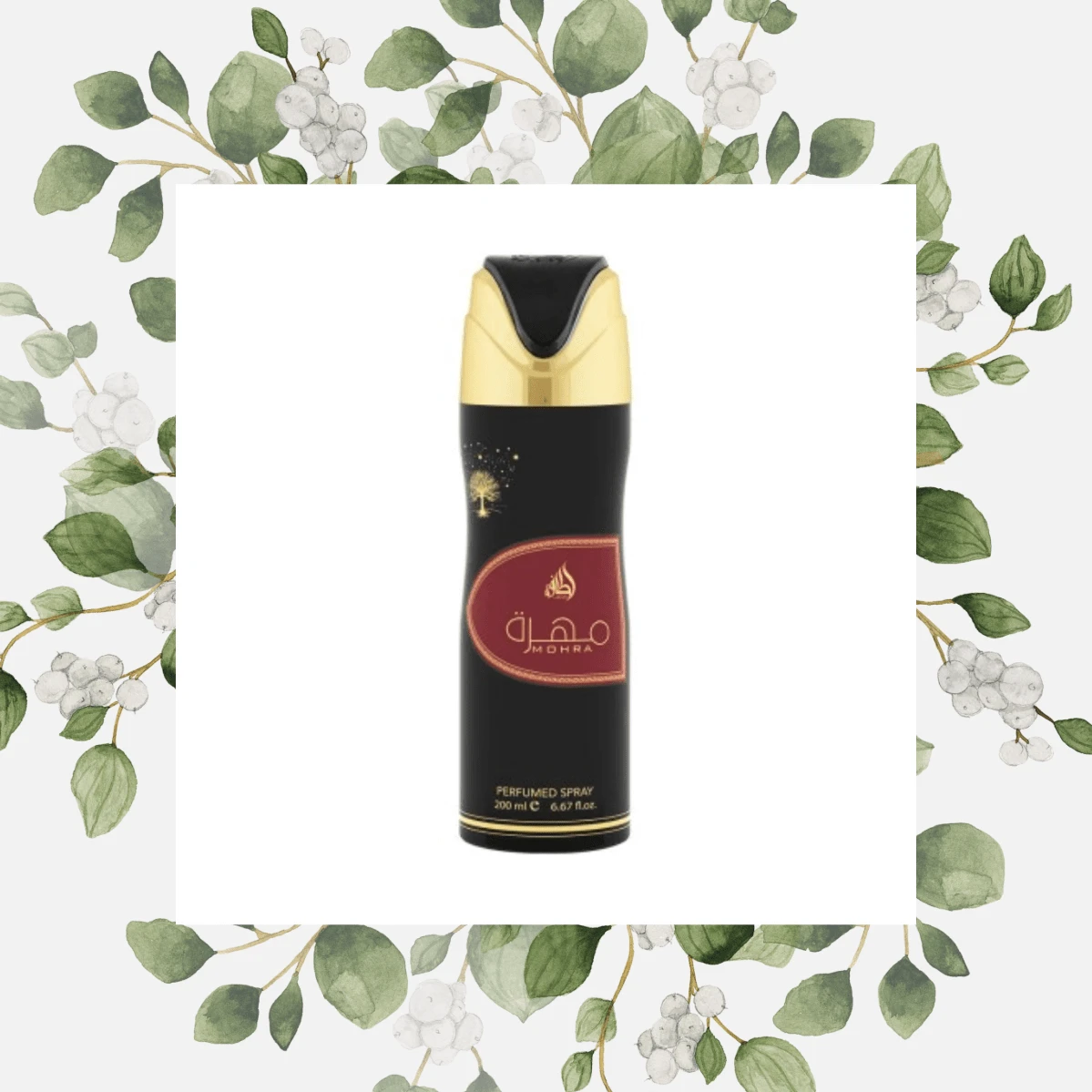 Lattafa Offer Lataffa Arab Scented Deodorant 200ml - Perfume Spray Promotion - Mohra - Woody Spicy - View 1