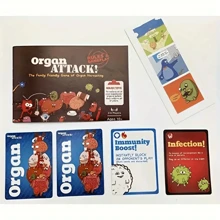 Organ ATTACK! Human Organ Attack Card Game Party Card Game - Multicolor - View 5