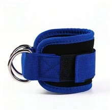 Faixas Elásticas Ajustáveis, Com Argolas em Forma de D Duplas, Tira de Treinamento de Força de Perna de Academia, Acessório de Exercícios de Tornozelo Envolto, Equipamento de Fitness, Acessórios de Academia