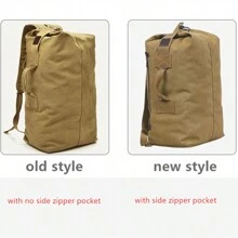 1 Peça Mochila de Viagem de Grande Capacidade S Masculina, Mochila Multiuso Externa para Montanhismo, Mochila Balde Masculina, Mochila de Lona com Fivela para Ombro para Meninos e Homens, Mochila para Caminhada, Camping, Férias, Computador, Esportes, Presentes Engraçados de Natal e Ação de Graças, Bolsa Lateral, Essenciais de Férias, Bolsa Escolar, Bolsa de Viagem, Bolsa de Praia de Verão, Capa de Laptop, Bolsa de Esportes, Bolsa de Férias, Bolsa de Primavera, Bolsa de Fim de Semana, Mochilas, Itens Imprescindíveis de Viagem, Bolsa Grande