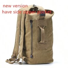 1 Peça Mochila de Viagem de Grande Capacidade S Masculina, Mochila Multiuso Externa para Montanhismo, Mochila Balde Masculina, Mochila de Lona com Fivela para Ombro para Meninos e Homens, Mochila para Caminhada, Camping, Férias, Computador, Esportes, Presentes Engraçados de Natal e Ação de Graças, Bolsa Lateral, Essenciais de Férias, Bolsa Escolar, Bolsa de Viagem, Bolsa de Praia de Verão, Capa de Laptop, Bolsa de Esportes, Bolsa de Férias, Bolsa de Primavera, Bolsa de Fim de Semana, Mochilas, Itens Imprescindíveis de Viagem, Bolsa Grande