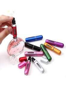 Kit 8 Uni-Piece 5Ml Refillable Spray Bottle, Portable & Mini Portable, With Bottom Refill Opening For Perfume - Assorted Colors - Nhiều màu - Xem 9